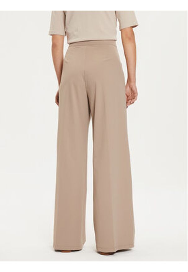 Max Mara Leisure Spodnie materiałowe Bonn 2426786017 Beżowy Relaxed Fit. Kolor: beżowy. Materiał: syntetyk