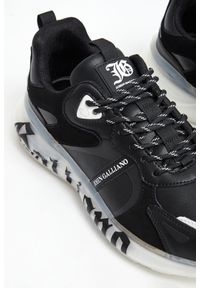 John Galliano - Sneakersy męskie skórzane JOHN GALLIANO. Materiał: skóra. Wzór: gładki, aplikacja #4