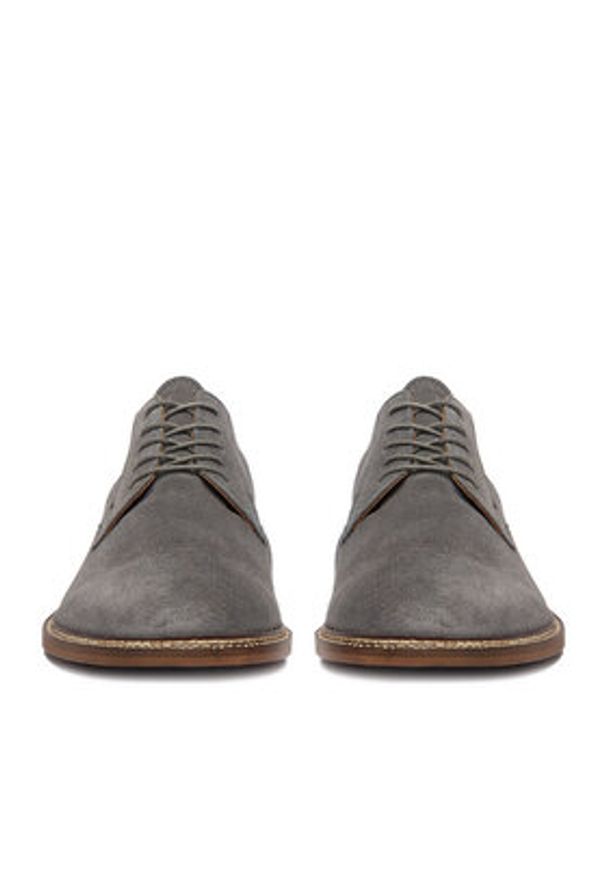 Gino Rossi - GINO ROSSI Półbuty CEO-CALIBER-01 MI08 Szary. Kolor: szary. Materiał: skóra, zamsz