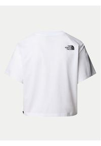 The North Face T-Shirt Easy NF0A8A6H Biały Loose Fit. Kolor: biały. Materiał: bawełna #4