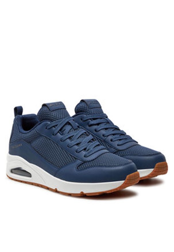 skechers - Skechers Sneakersy Fastime 237016/NVY Granatowy. Kolor: niebieski. Materiał: mesh, materiał