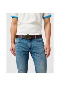 Wrangler - MESKI PASEK WRANGLER BIG BUCKLE BELT BROWN 112365273 #1