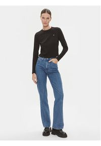 Calvin Klein Jeans Bluzka Embro Badge J20J222884 Czarny Regular Fit. Kolor: czarny. Materiał: bawełna