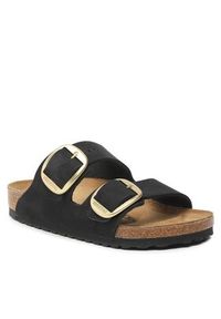 Birkenstock Klapki Arizona Big Buckle 1023239 Czarny. Kolor: czarny. Materiał: skóra, nubuk #6