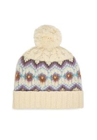 Coach Czapka CCL51 Écru. Kolor: kremowy. Materiał: wełna #3