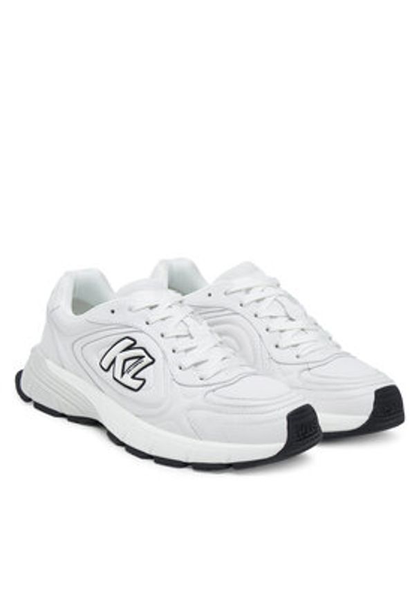 Karl Lagerfeld - KARL LAGERFELD Sneakersy Orion KL55524 Biały. Kolor: biały. Materiał: skóra