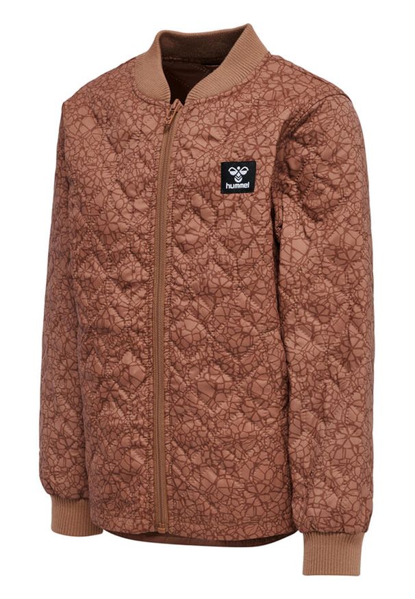 Dres dziecięcy Hummel Sobi Thermoset. Kolor: brązowy. Materiał: dresówka