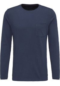 Mustang - MUSTANG Slub Longsleeve MĘSKA KOSZULKA Z DŁUGIM RĘKAWEM LONGSLEEVE DRESS BLUES 1007048 5334. Długość rękawa: długi rękaw. Długość: długie #3