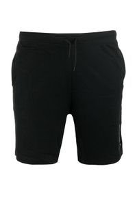 ZFOAM - Szorty sportowe Glemo Einar męskie – czarne, 100% bawełna. Kolor: czarny. Materiał: bawełna. Sport: fitness #1