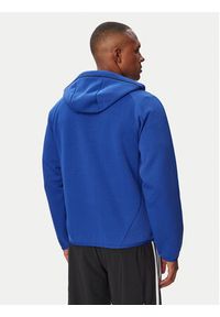 Adidas - adidas Polar Spacer Teamgeist 26 Cutline Fullzip Hoodie KW0887 Niebieski Regular Fit. Okazja: na spacer. Kolor: niebieski. Materiał: bawełna #2