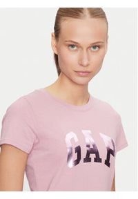 GAP - Gap T-Shirt 417797-13 Różowy Regular Fit. Kolor: różowy. Materiał: bawełna