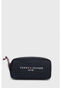 TOMMY HILFIGER - Tommy Hilfiger kosmetyczka kolor granatowy. Kolor: niebieski