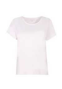 TOP SECRET - T-shirt z krótkim rękawkiem z rozcięciami. Kolor: biały. Materiał: tkanina, bawełna. Długość rękawa: krótki rękaw. Długość: krótkie. Sezon: lato. Styl: klasyczny, wakacyjny #3