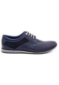 Lukas Buty męskie casual 275LU granatowe niebieskie. Okazja: na co dzień. Kolor: niebieski. Styl: casual #1