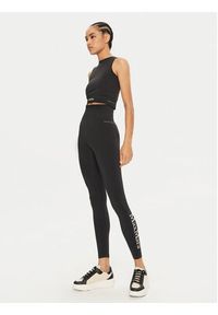 Max Mara Leisure Legginsy Fuoco 2426336048 Czarny Slim Fit. Kolor: czarny. Materiał: syntetyk #2