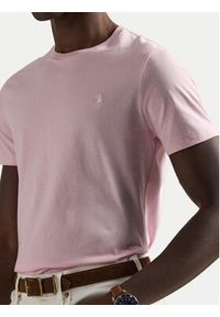 Polo Ralph Lauren T-Shirt 710671438520 Różowy Custom Slim Fit. Typ kołnierza: polo. Kolor: różowy. Materiał: bawełna #2
