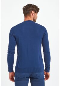 Trussardi Jeans - Sweter męski TRUSSARDI. Okazja: na co dzień. Wzór: haft. Styl: casual #3