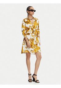 Versace Jeans Couture Sukienka koszulowa 80HAO911 NS757 Biały Relaxed Fit. Kolor: biały. Materiał: wiskoza. Typ sukienki: koszulowe #2