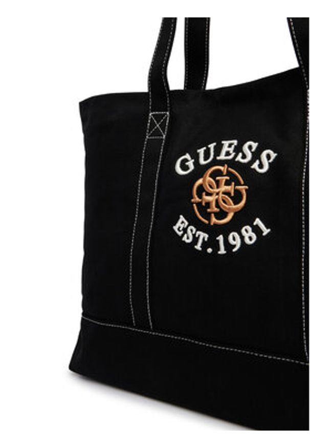 Guess Torebka V6RZ04 WL000 Czarny. Kolor: czarny