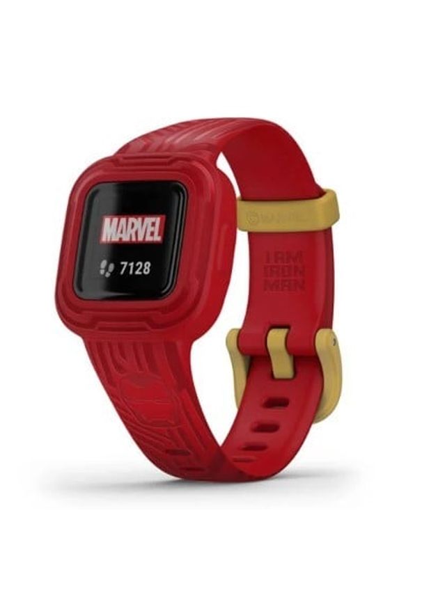 GARMIN - Smartwatch Garmin Vivofit Junior 3 Marvel Iron Man. Rodzaj zegarka: smartwatch. Styl: casual