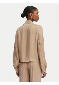 Guess Koszula W6GH22 W1789 Beżowy Regular Fit. Kolor: beżowy. Materiał: wiskoza #4
