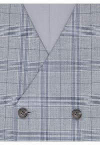 Pako Lorente - PAKO LORENTE - Dwurzędowa kamizelka męska w kratę. Materiał: poliester, wiskoza, elastan. Styl: młodzieżowy, elegancki #2