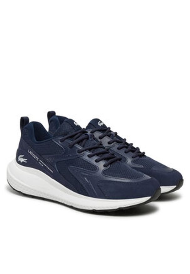 Lacoste Sneakersy L003 Evo 7-48SMA0052 Granatowy. Kolor: niebieski. Materiał: materiał