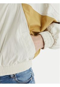 Calvin Klein Jeans Kurtka bomber LV047F506G Beżowy Regular Fit. Kolor: beżowy. Materiał: syntetyk #6