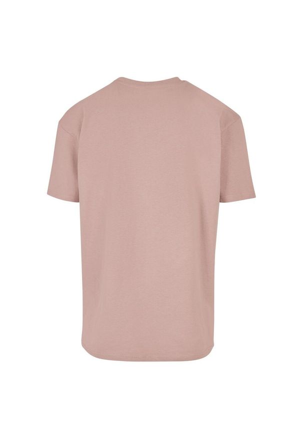 BUILD YOUR BRAND - Ponadwymiarowa Koszulka Dla Dorosłych Unisex Heavyweight. Kolor: różowy