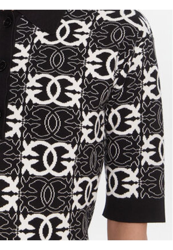Pinko - PINKO Sukienka Nothing 106039 A2YD Czarny Regular Fit. Kolor: czarny. Materiał: wiskoza