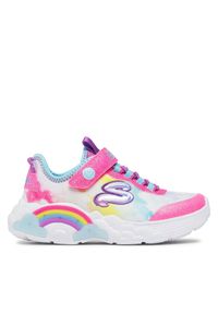 skechers - Skechers Sneakersy Rainbow Racer 302300L/PKMT Różowy. Kolor: różowy. Materiał: materiał
