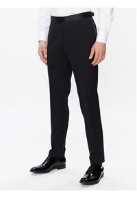 BOSS - Boss Spodnie garniturowe H-Genius 50485347 Czarny Regular Fit. Kolor: czarny. Materiał: wełna #2