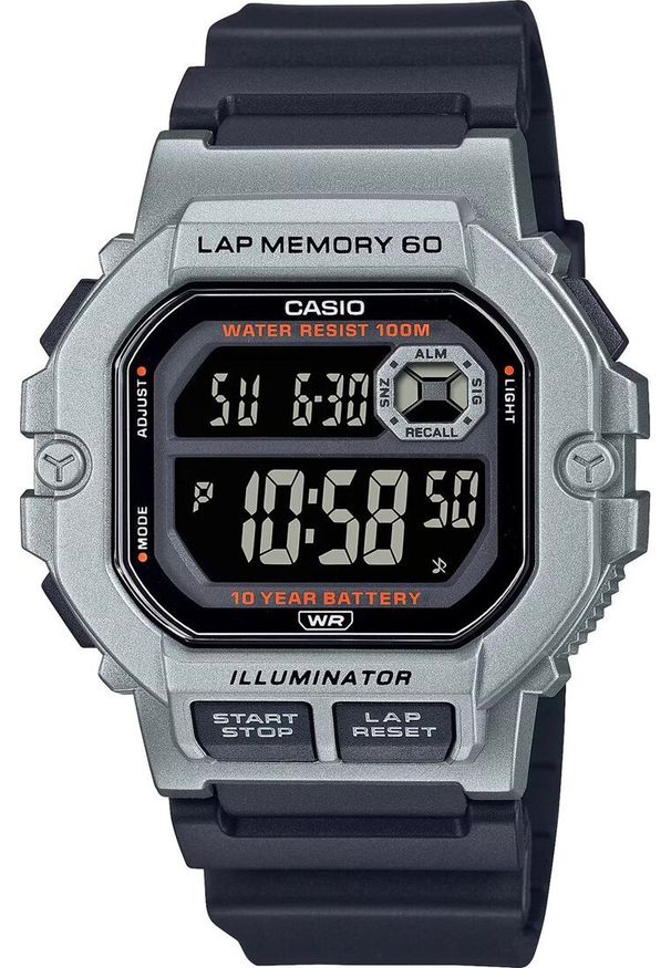 Zegarek Casio Zegarek marki Casio model WS-1400H kolor Czarny. Akcesoria męski. Sezon: Cały rok NoSize. Kolor: czarny