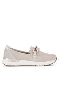 Loafersy Rieker. Kolor: beżowy
