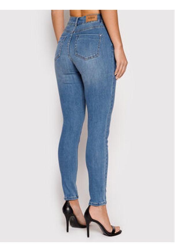 Morgan Jeansy 212-PAM Niebieski Skinny Fit. Kolor: niebieski