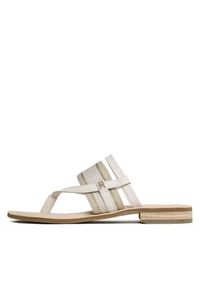 TOMMY HILFIGER - Tommy Hilfiger Japonki Th Webbing Mule Sandal FW0FW07275 Biały. Kolor: biały. Materiał: skóra #3