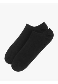 Ryłko - Czarne stopki bawełniane STOPKI. Kolor: czarny. Materiał: bawełna