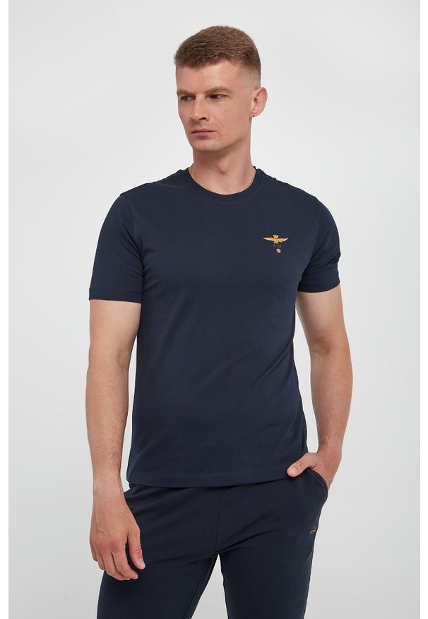 Aeronautica Militare - T-shirt męski z logo AERONAUTICA MILITARE
