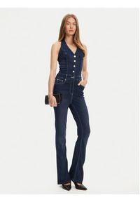 Guess Kombinezon W5YD57 D0782 Granatowy Regular Fit. Kolor: niebieski. Materiał: bawełna