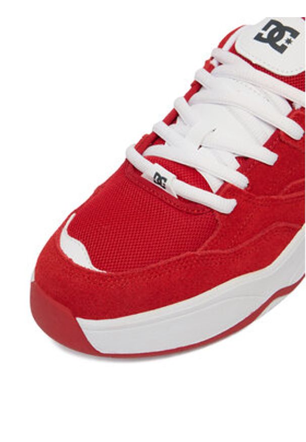 DC Shoes Sneakersy EO-DC ASCEND LE DC01861609 Czerwony jasny. Kolor: czerwony. Materiał: skóra, zamsz