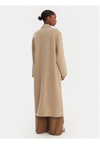 Weekend Max Mara Płaszcz wełniany Galosce 2615011021 Beżowy Relaxed Fit. Kolor: beżowy. Materiał: wełna #4