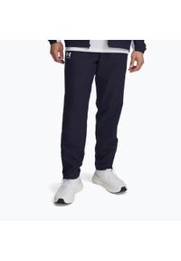 Spodnie męskie Under Armour Rival Woven Windbreaker Pant. Kolor: niebieski. Sport: fitness #1