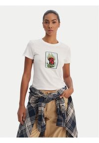 RVCA T-Shirt 23B353502 Biały Regular Fit. Kolor: biały. Materiał: bawełna #1