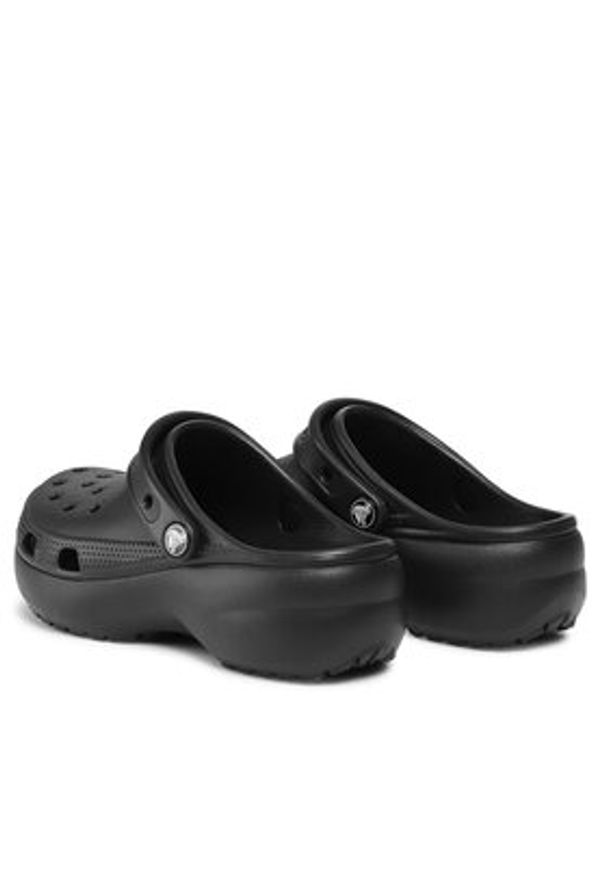 Crocs Klapki Classic Platform Clog 206750 Czarny. Kolor: czarny. Obcas: na platformie