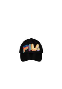 Fila - Czapka z daszkiem bejsbolówka unisex Besuki. Kolor: czarny. Materiał: poliester