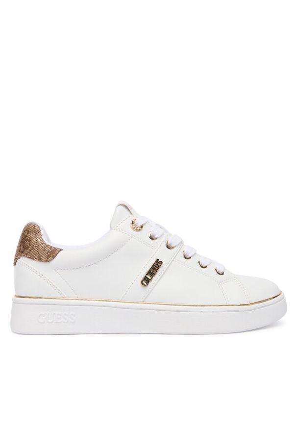 Guess Sneakersy FLFBTZ ELE12 Biały. Kolor: biały. Materiał: skóra