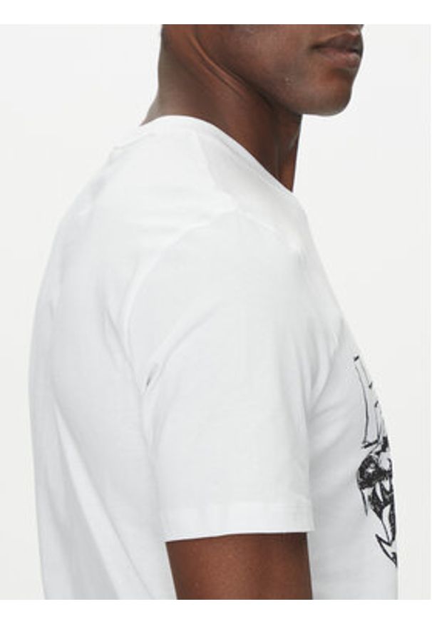Hugo - HUGO T-Shirt Durro 50538257 Biały Regular Fit. Kolor: biały. Materiał: bawełna