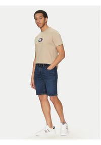 TOMMY HILFIGER - Tommy Hilfiger Szorty jeansowe Brooklyn MW0MW39196 Granatowy Slim Fit. Kolor: niebieski. Materiał: bawełna #4