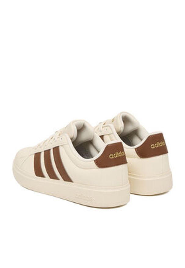 Adidas - adidas Sneakersy Streettalk LA4017 Kremowy. Kolor: kremowy. Materiał: skóra