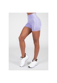 GORILLA WEAR - Selah Bezszwowe Szorty ilac. Kolor: fioletowy. Sport: fitness